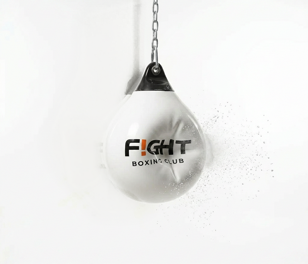 Punching bag hit